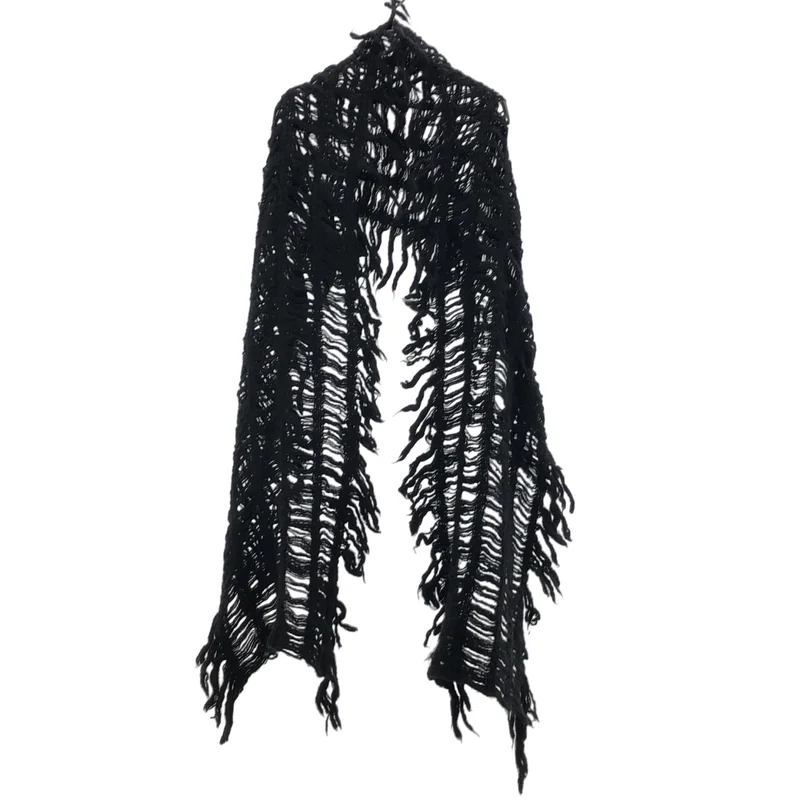 Yohji Yamamoto FEMME / ヨウジヤマモトファム | ウール マフラー ストール FU-L07-942 |