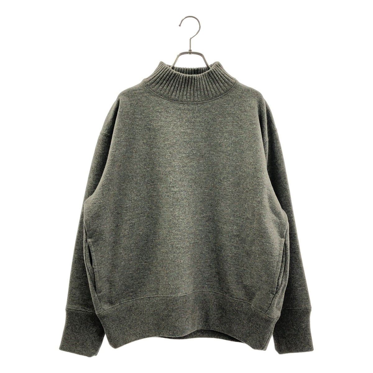 slopeslow / スロープスロウ | WOOL FRENCH TERRY TURTLE NECK SWEATSHIRT タートルネック ニット | M | グレー系 | メンズ slopeslow / スロープスロウ | WOOL FRENCH TERRY TURTLE NECK