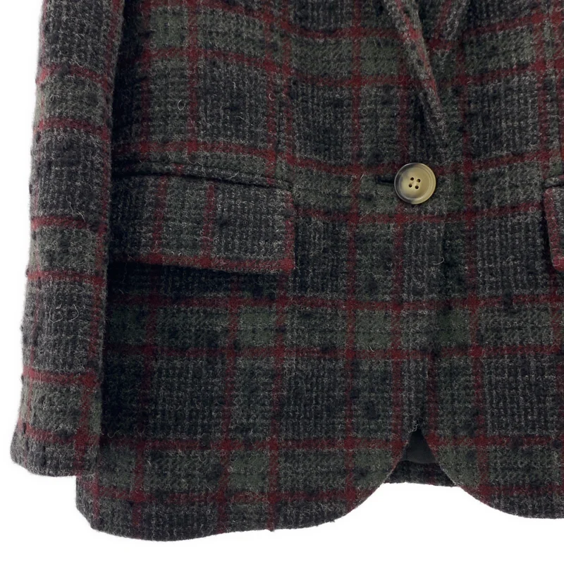 ISABEL MARANT ETOILE / イザベルマランエトワール | ウール混 チェック テーラードジャケット | 34 | レディース
