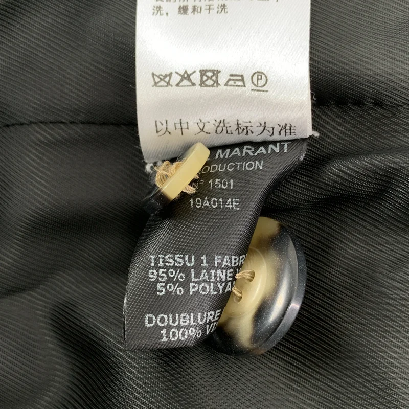 ISABEL MARANT ETOILE / イザベルマランエトワール | ウール混 チェック テーラードジャケット | 34 | レディース