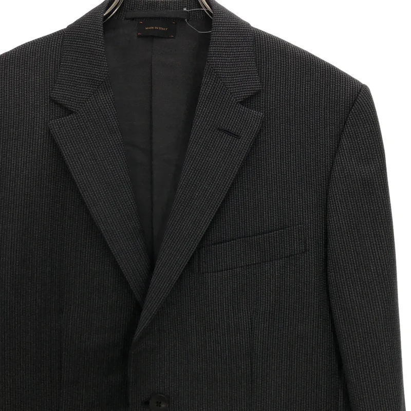 Ermenegildo Zegna / エルメネジルドゼニア | セットアップ / COUTURE ウール 千鳥格子 テーラードジャケット / テーパードスラックス | 48 | メンズ