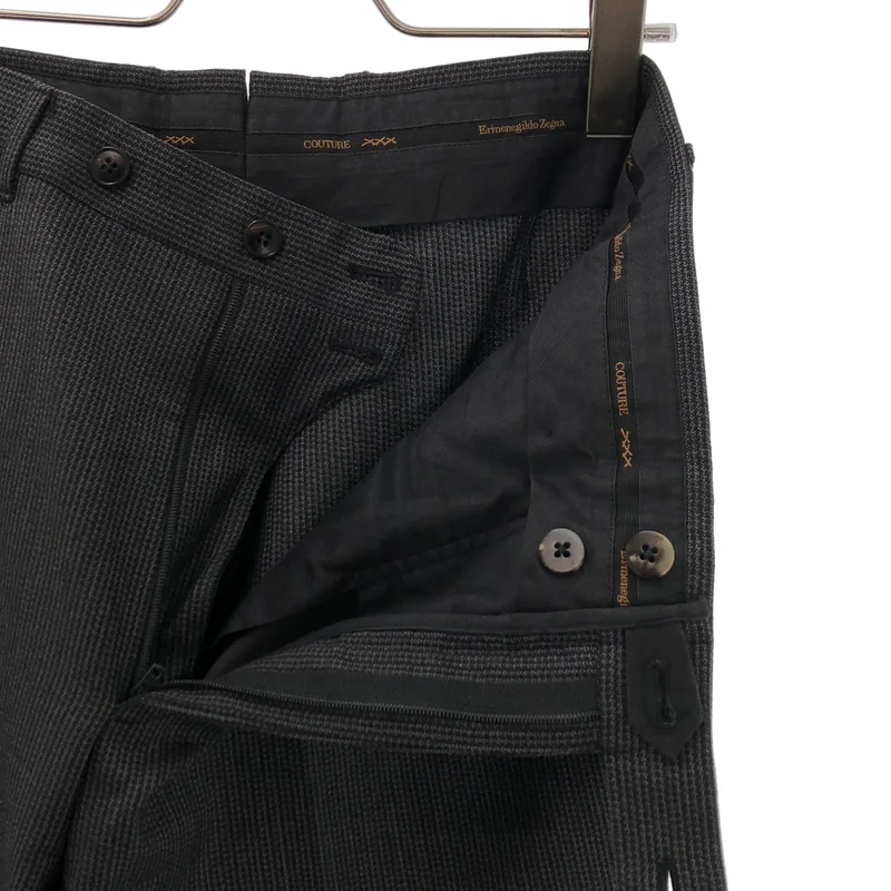 Ermenegildo Zegna / エルメネジルドゼニア | セットアップ / COUTURE ウール 千鳥格子 テーラードジャケット / テーパードスラックス | 48 | メンズ