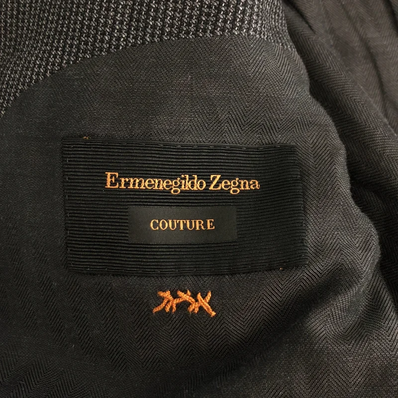 Ermenegildo Zegna / エルメネジルドゼニア | セットアップ / COUTURE ウール 千鳥格子 テーラードジャケット / テーパードスラックス | 48 | メンズ