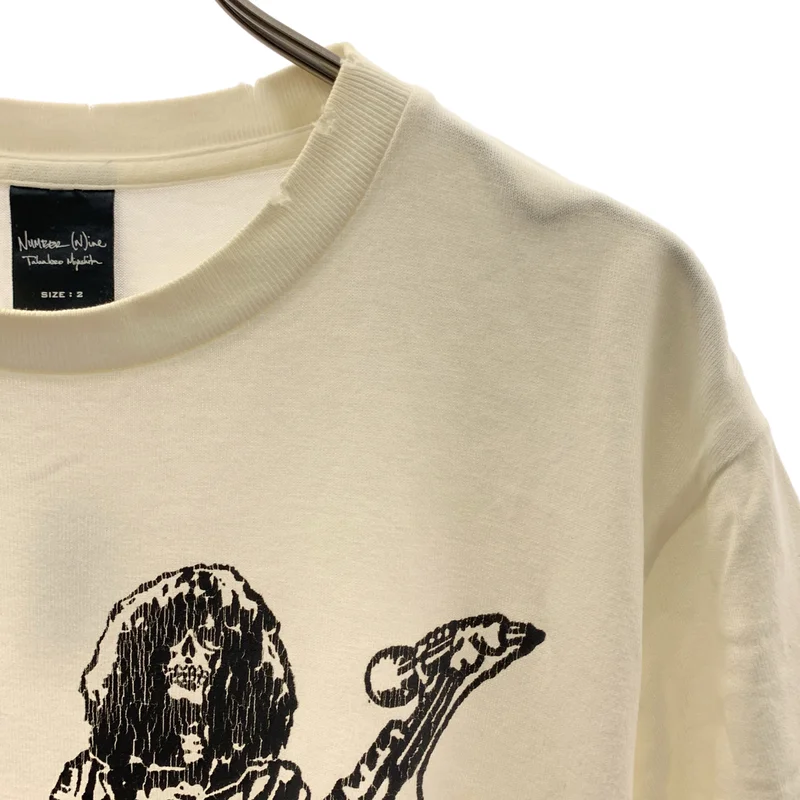 NUMBER NINE / ナンバーナイン​ | 2004SS | DREAM BABY DREAM / ダメージ加工 ドリーム ドクロ スカル オーバーシルエット Tシャツ カットソー | 2 | メンズ