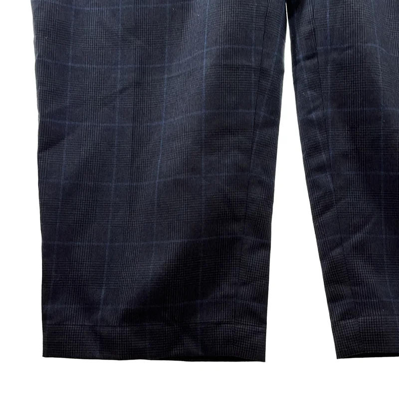 UNITED ARROWS & SONS / ユナイテッドアローズアンドサンズ | MILES/J JUMPSUIT / ウール チェック ノースリーブジャンプスーツ | XL | メンズ
