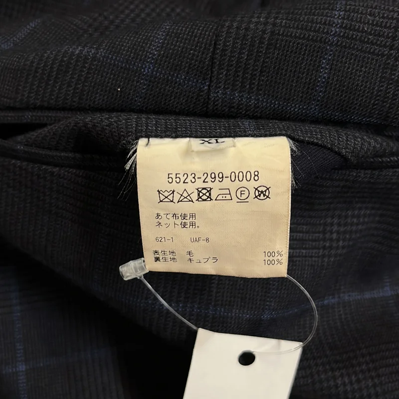 UNITED ARROWS & SONS / ユナイテッドアローズアンドサンズ | MILES/J JUMPSUIT / ウール チェック ノースリーブジャンプスーツ | XL | メンズ