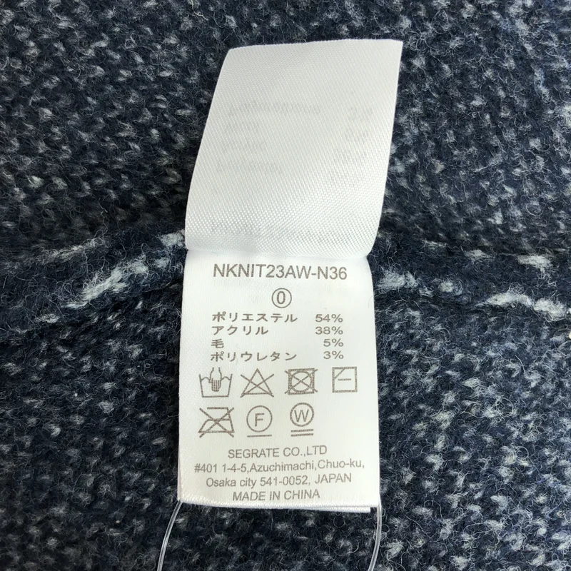 NKNIT / ンニット | 2023AW | pattern knit / ウール ハート クルーネック ニット セーター |