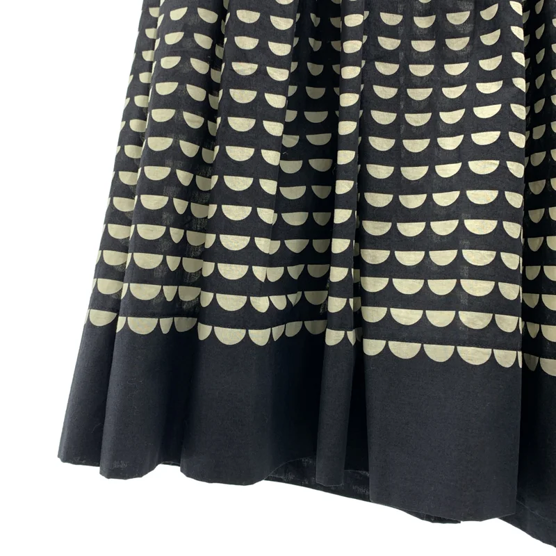 MARGARET HOWELL / マーガレットハウエル | HARFMOON SILK COTTON フレアスカート | 3 | レディース