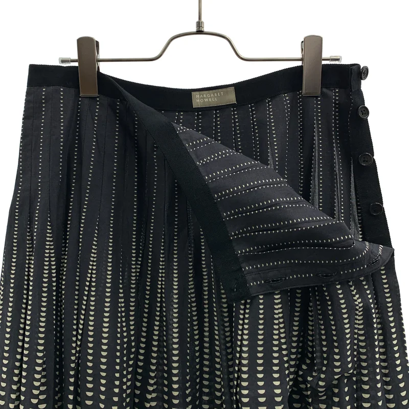 MARGARET HOWELL / マーガレットハウエル | HARFMOON SILK COTTON フレアスカート | 3 | レディース
