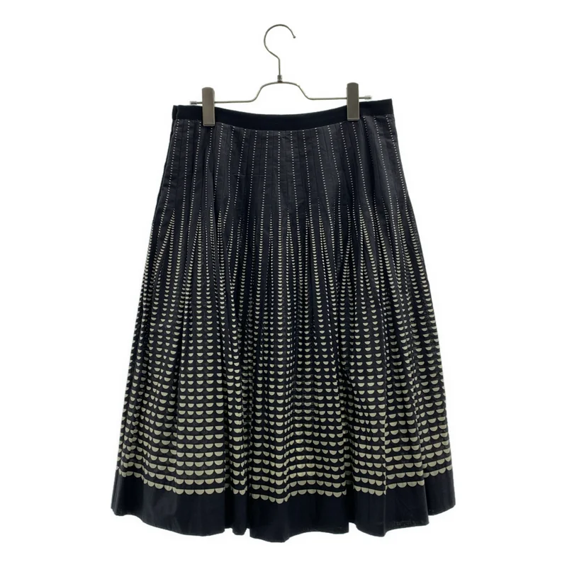 MARGARET HOWELL / マーガレットハウエル | HARFMOON SILK COTTON フレアスカート | 3 | レディース