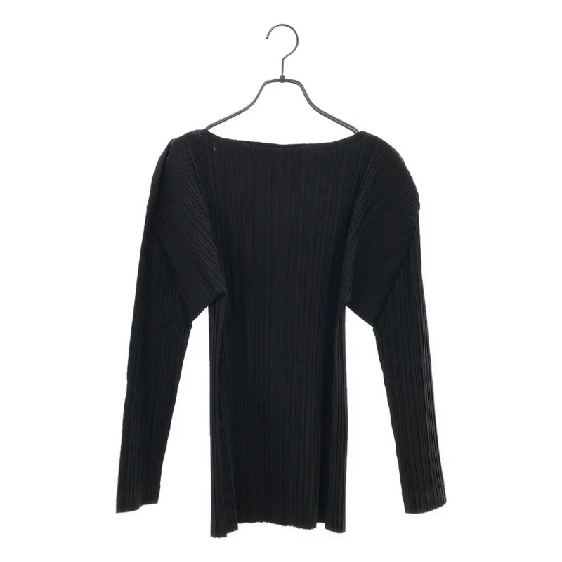 ISSEY MIYAKE / イッセイミヤケ | プリーツ ロングスリーブ カットソー | M | レディース