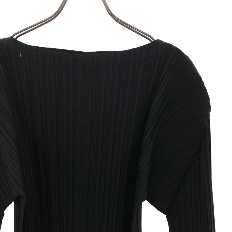ISSEY MIYAKE / イッセイミヤケ | プリーツ ロングスリーブ カットソー | M | レディース