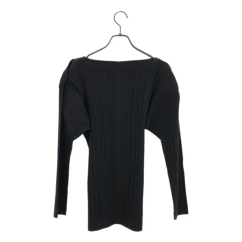 ISSEY MIYAKE / イッセイミヤケ | プリーツ ロングスリーブ カットソー | M | レディース