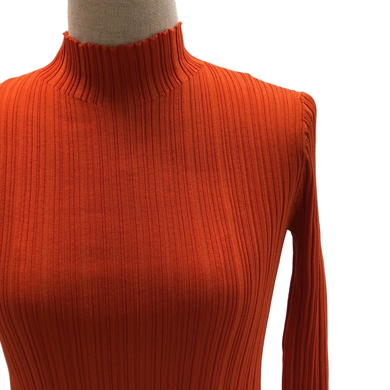 Acne Studios / アクネストゥディオズ | コットン混 リブ ハイネックカットソー | XS | レディース