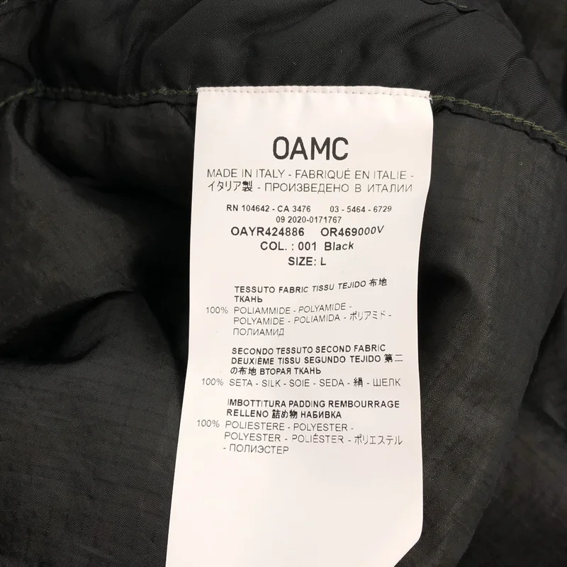 OAMC / オーエーエムシー | フォトプリント キルティングジャケット | L | メンズ
