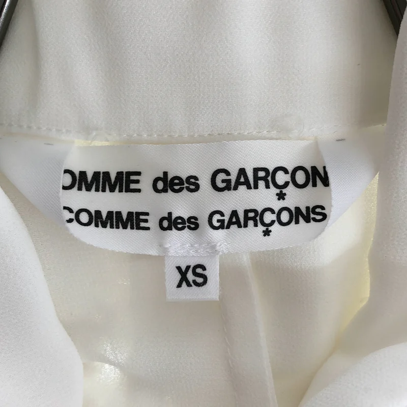 COMME des GARCONS COMME des GARCONS / コムコム | 2014SS | チュール フリル装飾 テーラードジャケット | XS | レディース