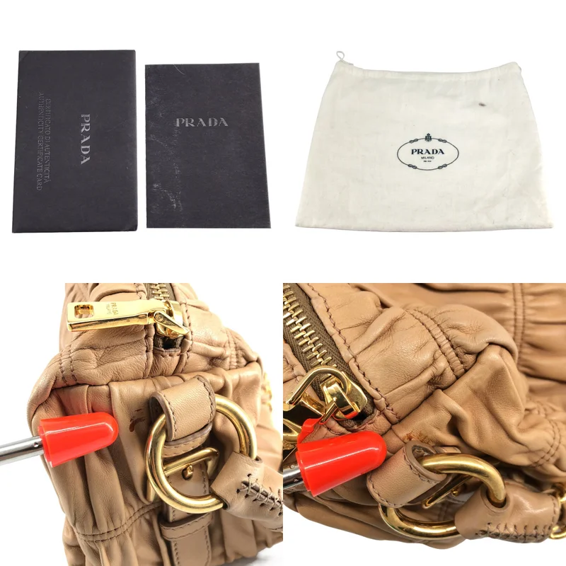 PRADA / プラダ | Nappa Gaufre ナッパゴーフル チェーン ショルダーバッグ |