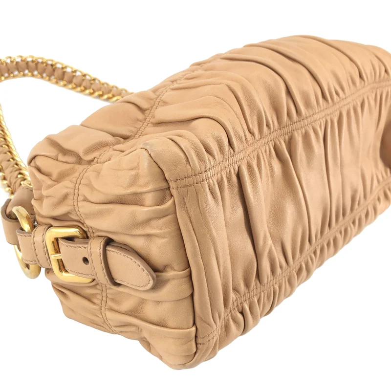 PRADA / プラダ | Nappa Gaufre ナッパゴーフル チェーン ショルダーバッグ |