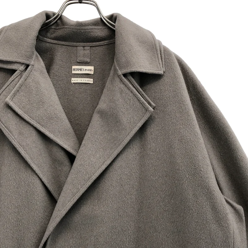 HERMES / エルメス | 1999AW | by Martin Margiela マルジェラ / カシミヤ100% レイヤード ロングコート | 42 | レディース