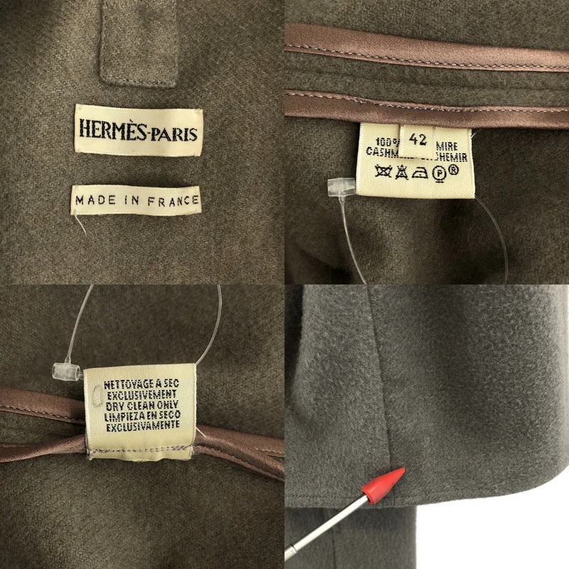 HERMES / エルメス | 1999AW | by Martin Margiela マルジェラ / カシミヤ100% レイヤード ロングコート | 42 | レディース