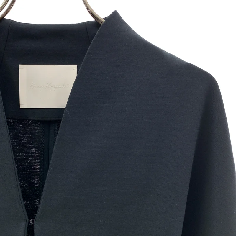 Mame Kurogouchi / マメクロゴウチ | 2024AW | Double Jersey Dropped Shoulder Jacket ドロップショルダー ジャージ ジャケット | 1 | レディース