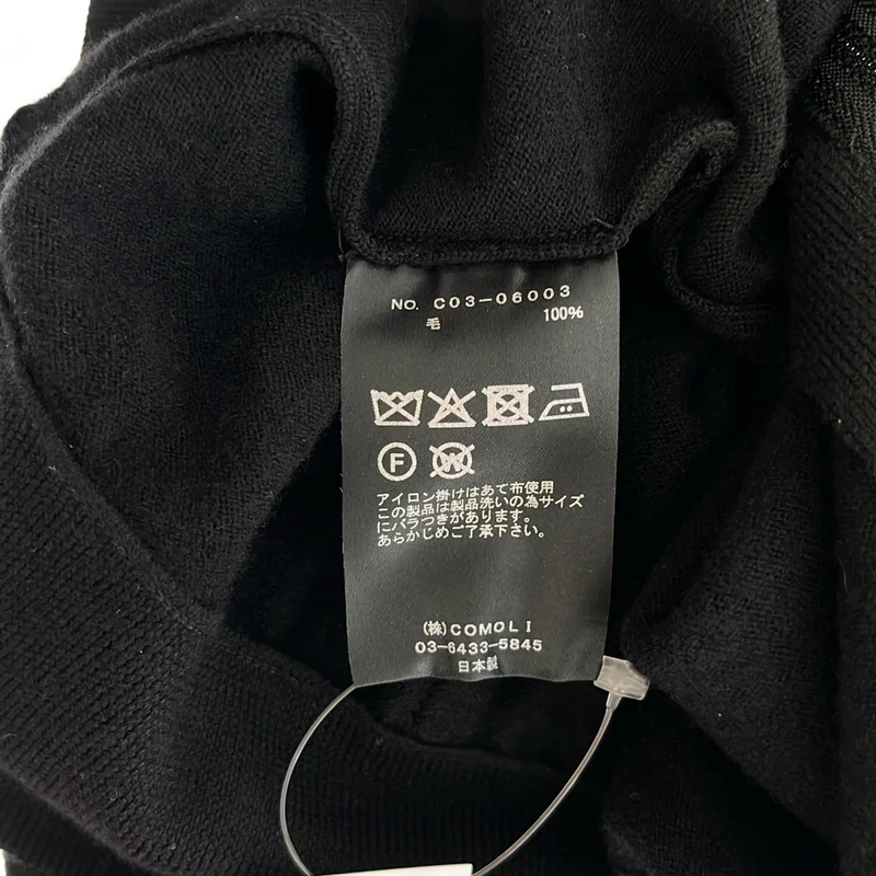 COMOLI / コモリ | 2025AW | ウールニット ジップパーカ | 3 | メンズ