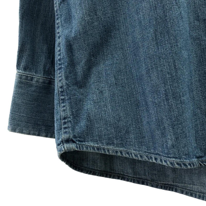OUR LEGACY / アワーレガシー | ABOVE SHIRT  Vintage Denim / ヴィンテージ加工 オーバーデニムシャツ | 48 | メンズ