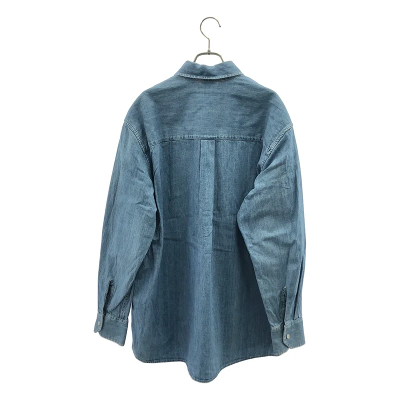 OUR LEGACY / アワーレガシー | ABOVE SHIRT  Vintage Denim / ヴィンテージ加工 オーバーデニムシャツ | 48 | メンズ