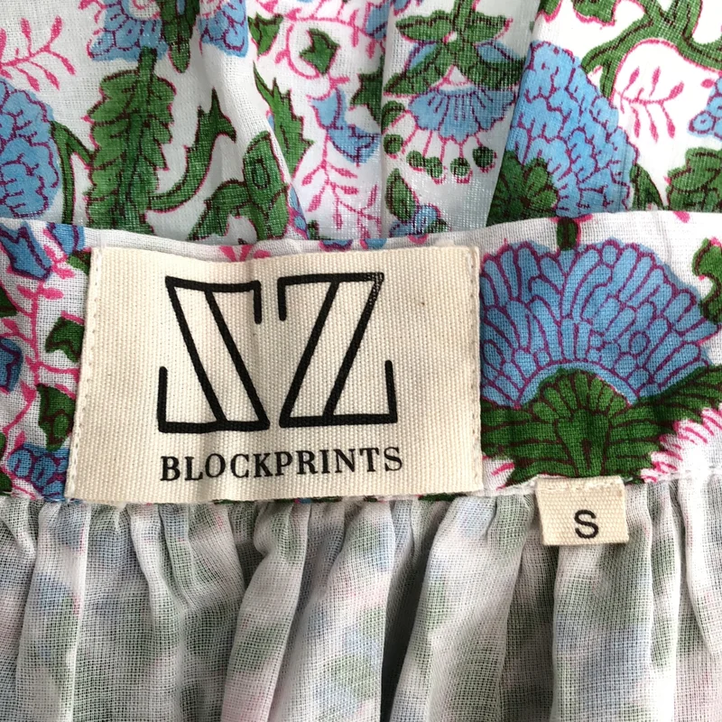 SZ Blockprints / エスゼットブロックプリント | コットン 総柄 ラップ スカート | S | レディース