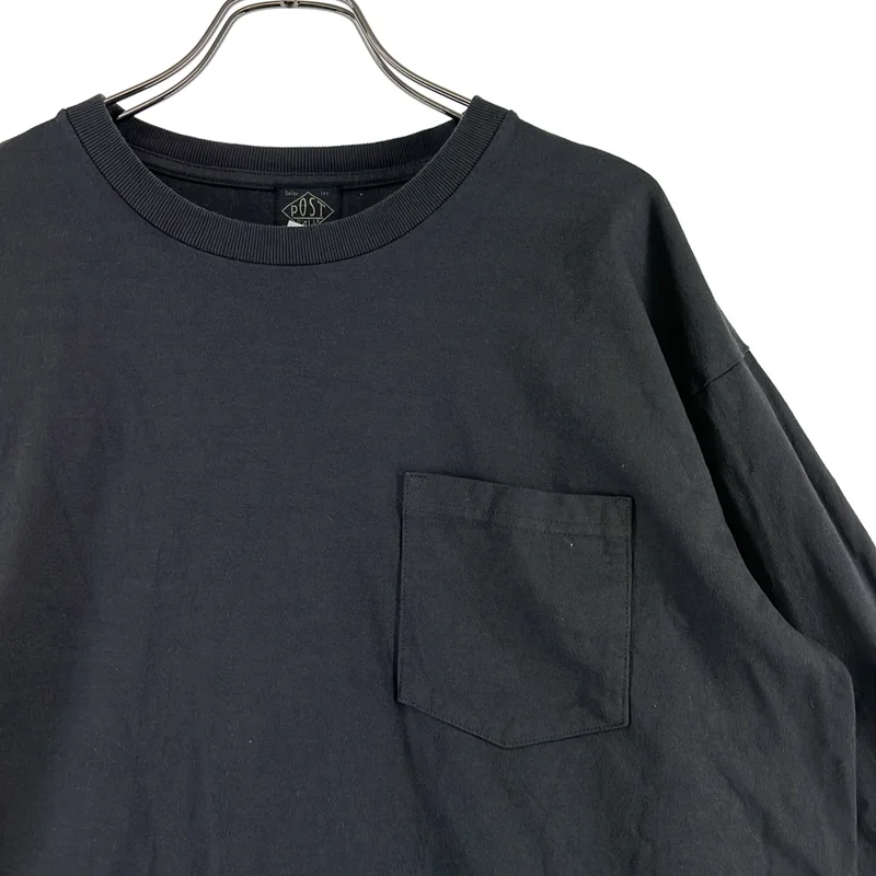 POST O'ALLS / ポストオーバーオールズ | ロングスリーブ ポケットTシャツ | L | メンズ