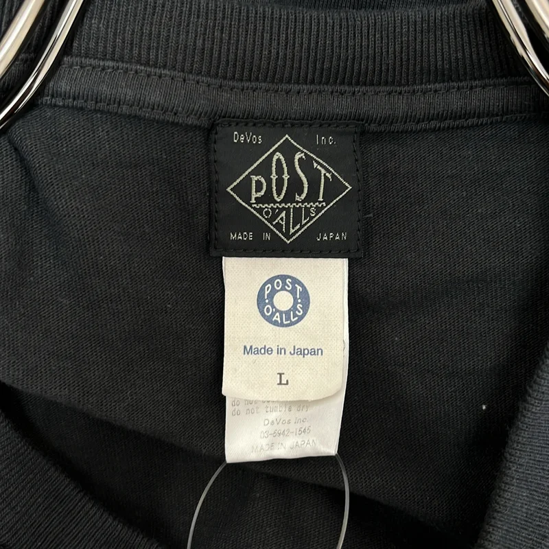 POST O'ALLS / ポストオーバーオールズ | ロングスリーブ ポケットTシャツ | L | メンズ