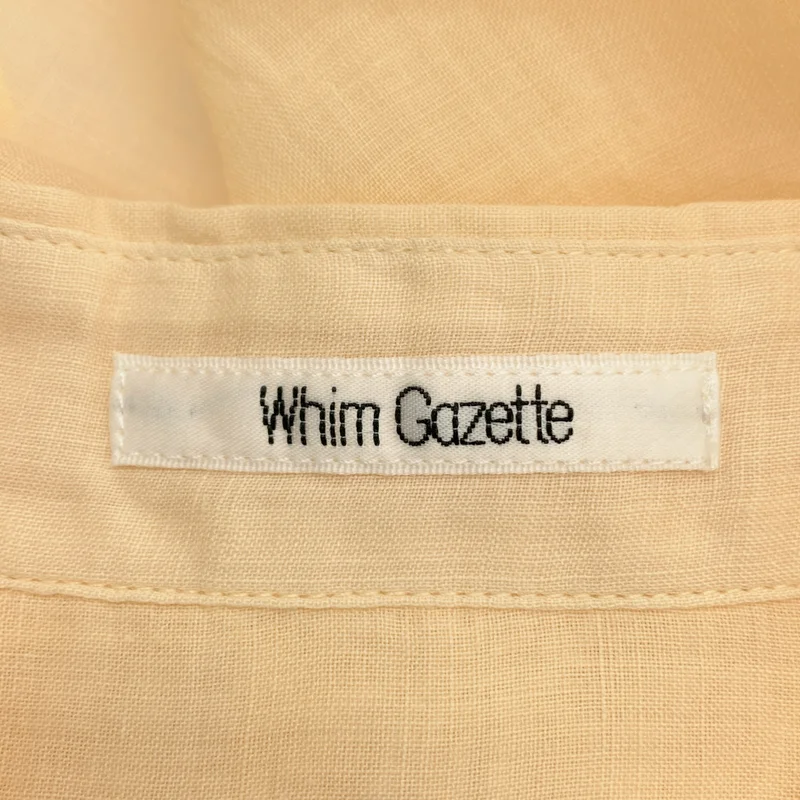 Whim Gazette / ウィムガゼット | リネンオーバーサイズシャツ | F | レディース