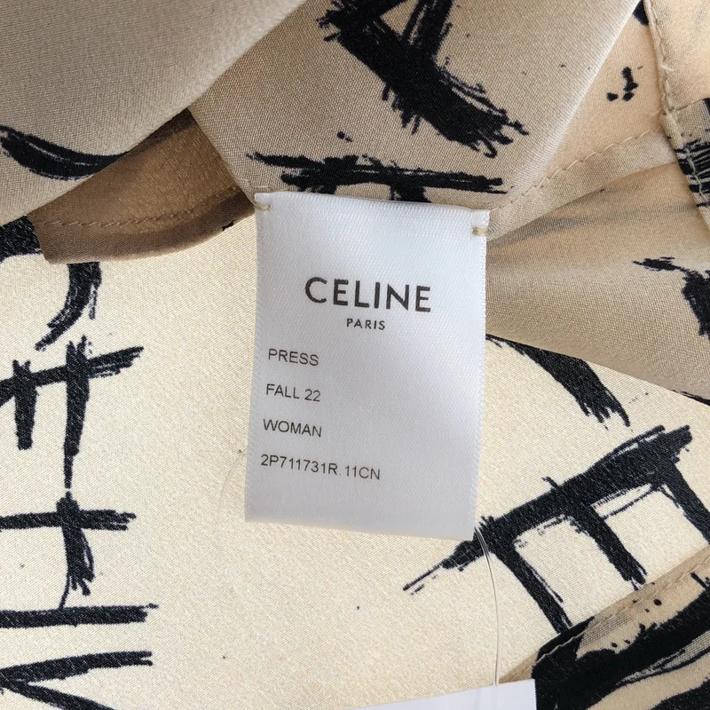 CELINE / セリーヌ | シルク トリオンフ グラフィックロゴ ショートパンツ |
