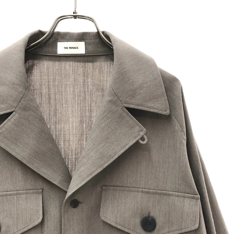 THE RERACS / ザリラクス | 2025AW | ウール CPO クロップドシャツ ジャケット | 38 | レディース
