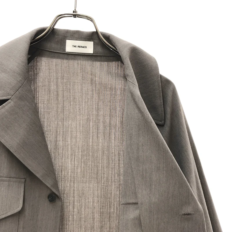 THE RERACS / ザリラクス | 2025AW | ウール CPO クロップドシャツ ジャケット | 38 | レディース