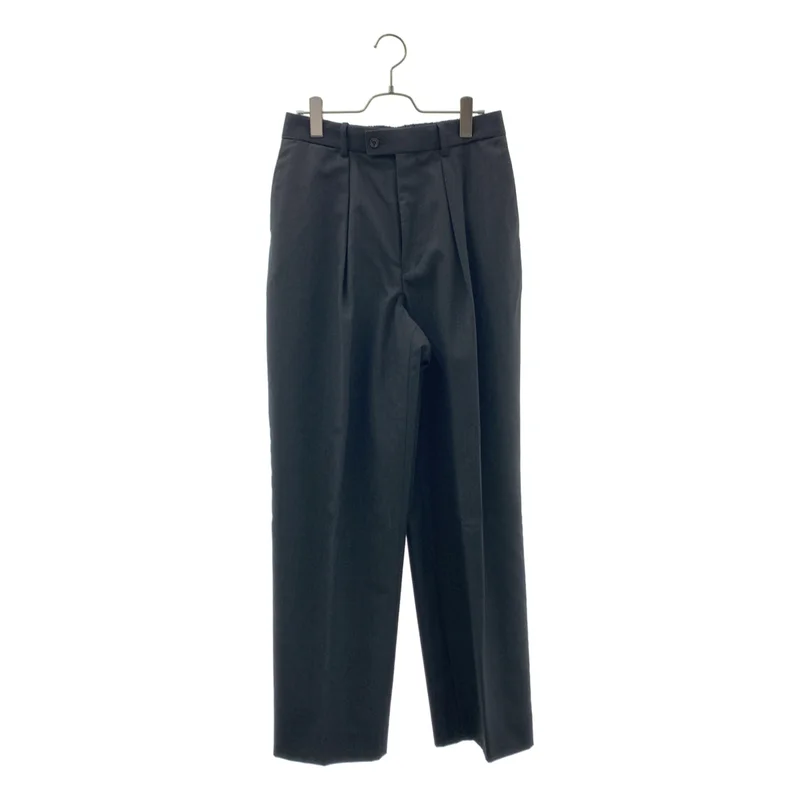 MARKAWARE / マーカウェア | CLASSIC FIT TROUSERS ORGANIC WOOL TROPICAL / トロピカル ウール タック パンツ | 3 | メンズ