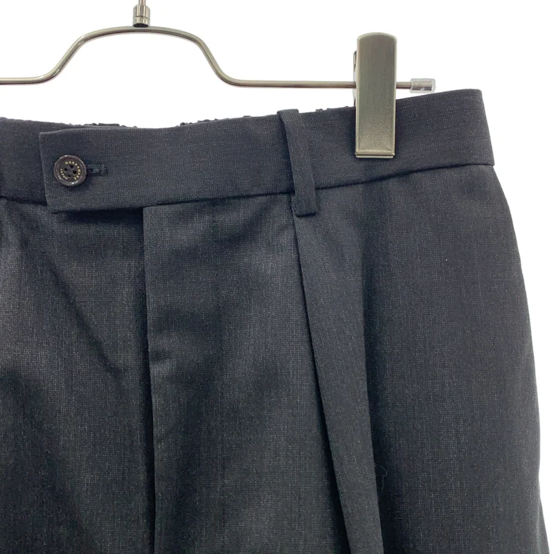 MARKAWARE / マーカウェア | CLASSIC FIT TROUSERS ORGANIC WOOL TROPICAL / トロピカル ウール タック パンツ | 3 | メンズ