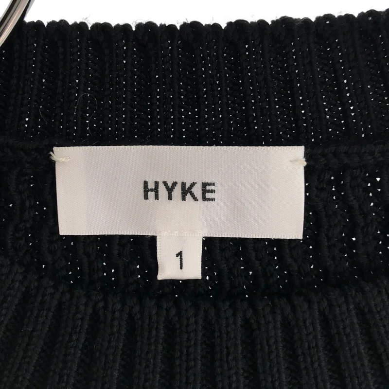 HYKE / ハイク | ウール クルーネック ニット | 1 | レディース