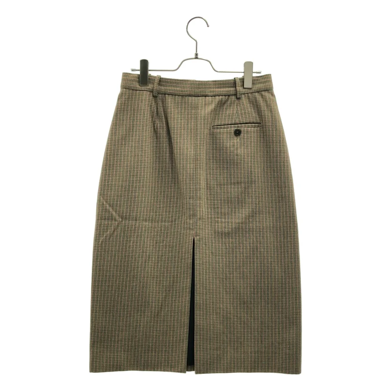 BALENCIAGA / バレンシアガ | コットン ストライプ ロングスカート | 36 | レディース