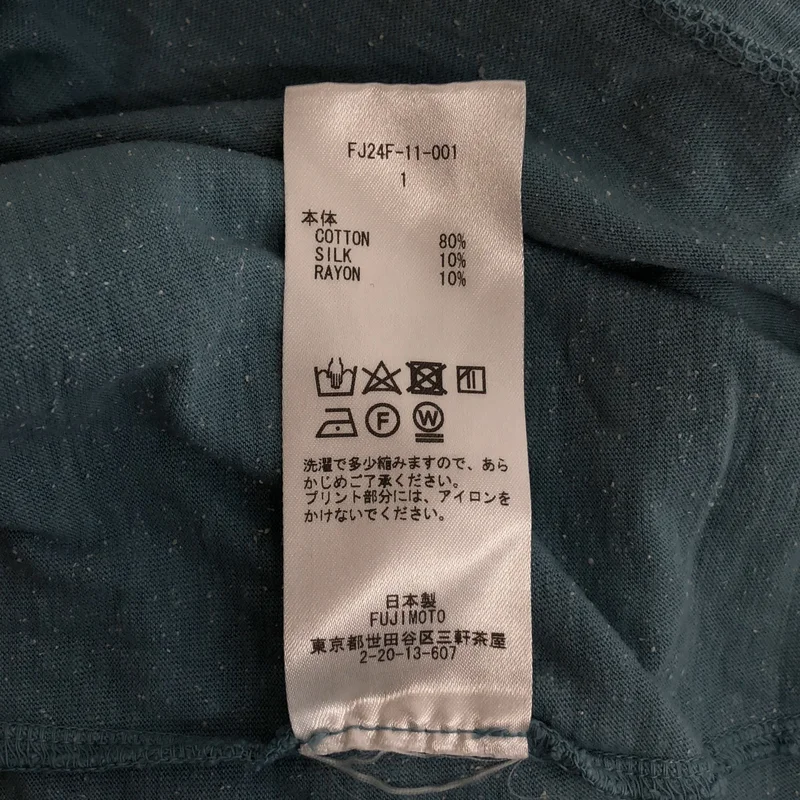Fujimoto / フジモト | 2024AW | ペンキ加工 ロングスリーブ レイヤードTシャツ | 1 | メンズ