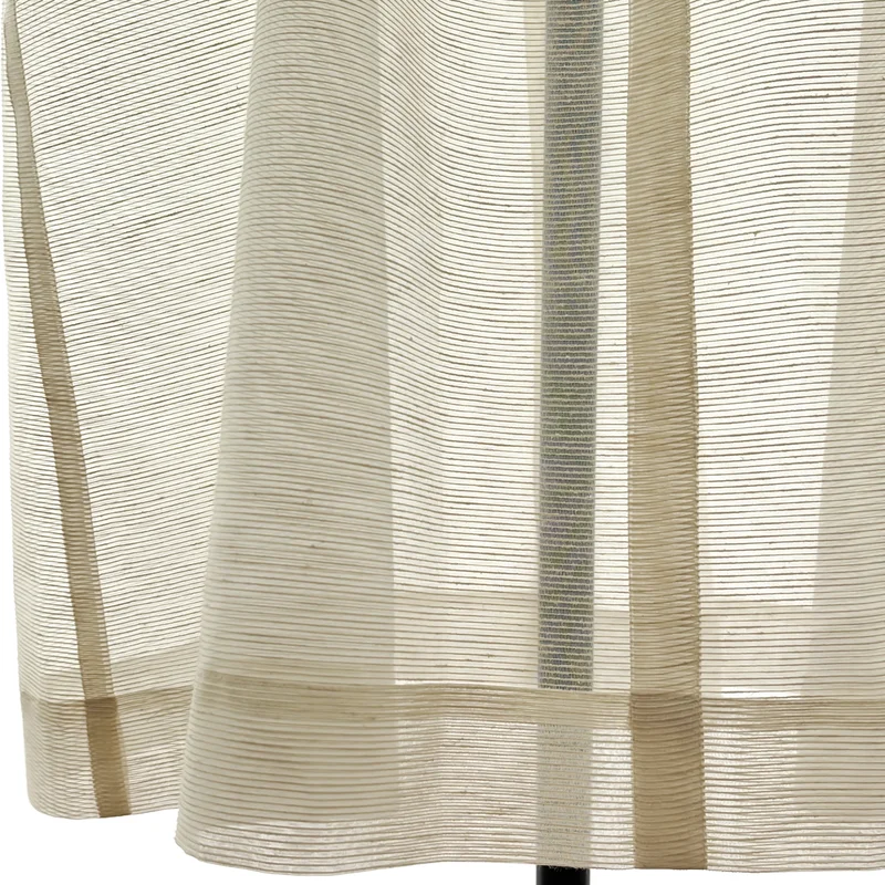 ISSEY MIYAKE / イッセイミヤケ | 2026SS | コットン リネン混 フロントアジャスター ノースリーブ シアーワンピース | 1 | レディース