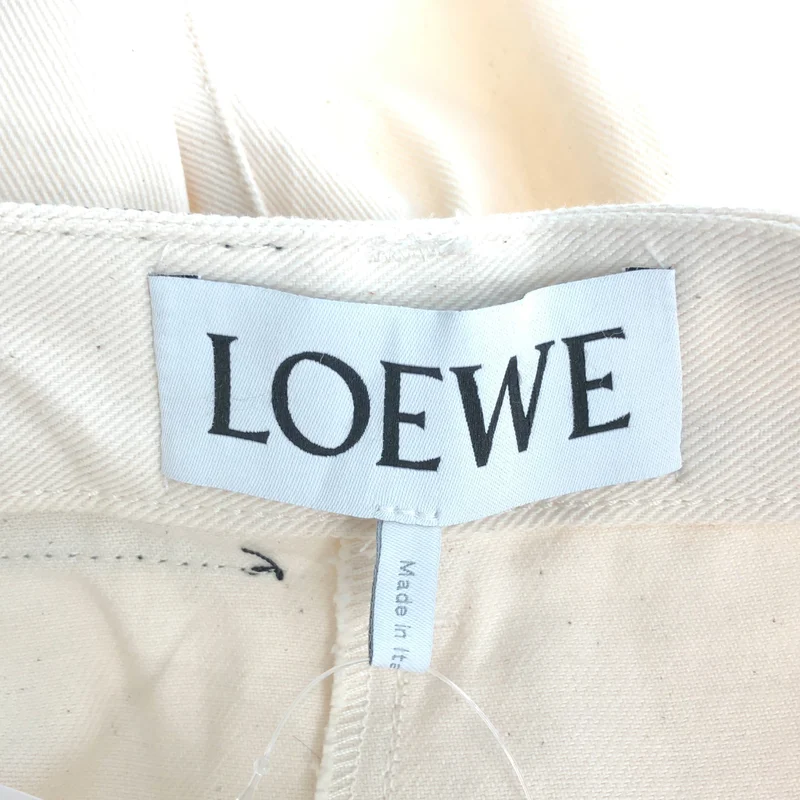 LOEWE / ロエベ | ワイドデニムショートパンツ | 36 | レディース
