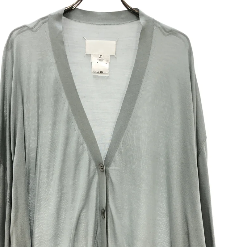 Maison Margiela / メゾンマルジェラ | シルク100% ロング カーディガン S29HA0487 | S | レディース
