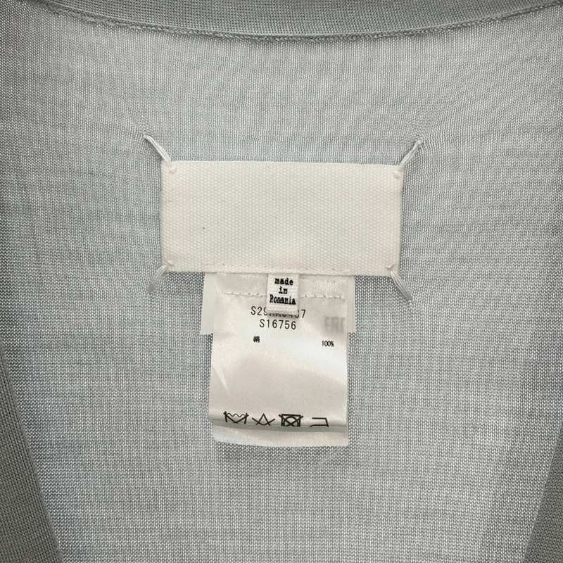 Maison Margiela / メゾンマルジェラ | シルク100% ロング カーディガン S29HA0487 | S | レディース