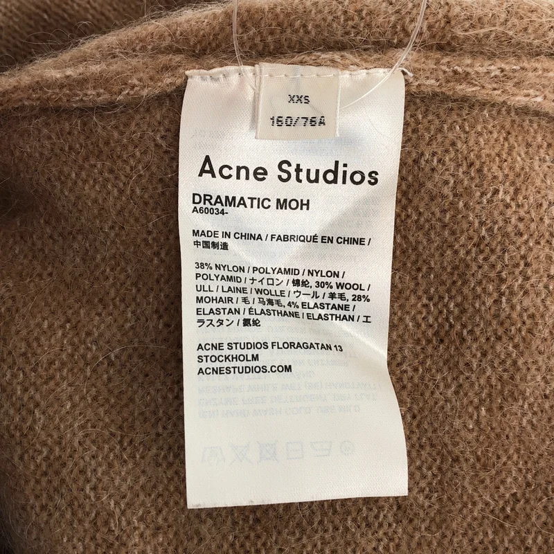 Acne Studios / アクネストゥディオズ | DORAMATIC MOH / ウール モヘヤ混 クルーネックニット | XXS | レディース