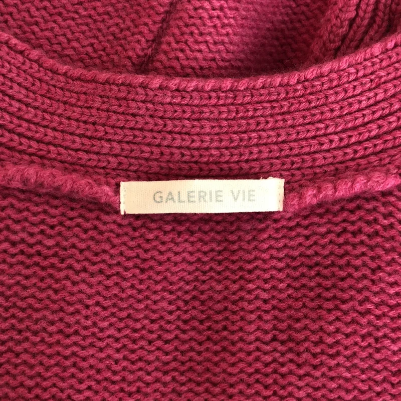 GALERIE VIE / ギャルリーヴィー | ファインウール Vネックロングカーディガン | S | レディース