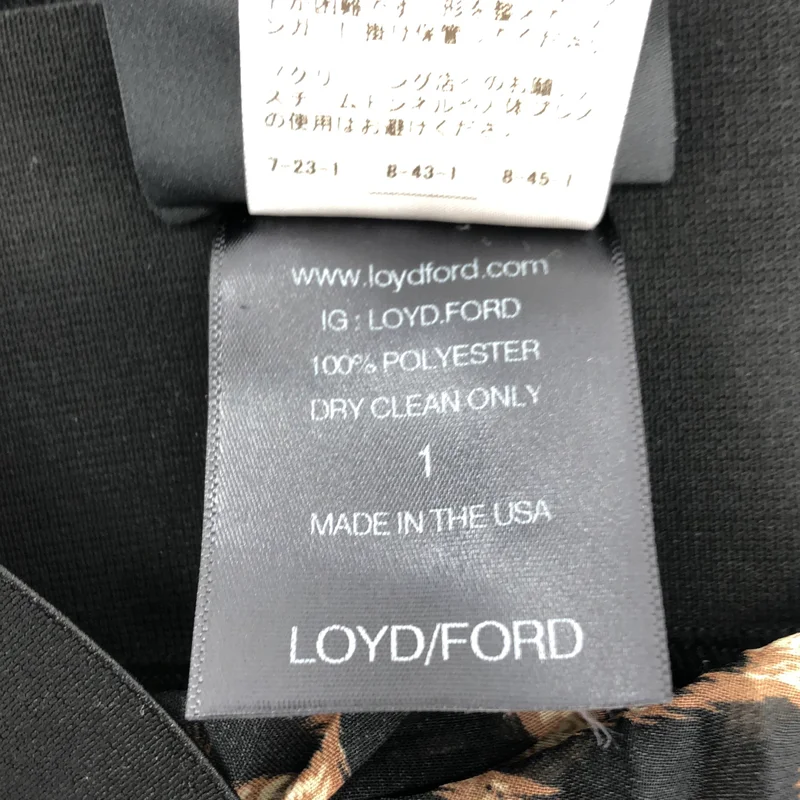 LOYD FORD / ロイドフォード | 2025SS | Deuxieme Classe / レオパード チュール プリーツ スカート | F | レディース