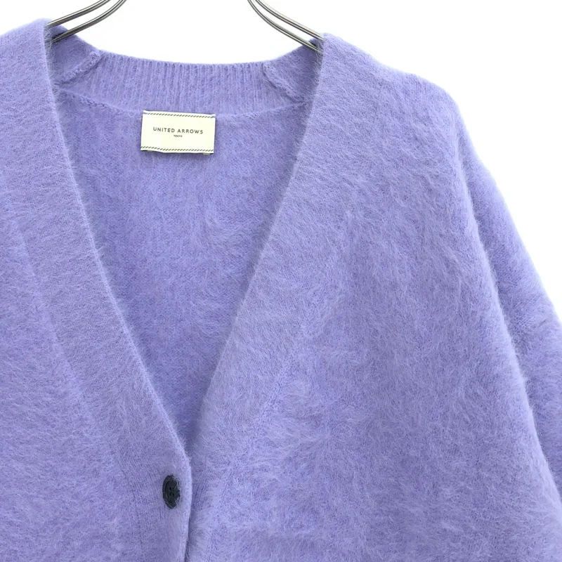 UNITED ARROWS / ユナイテッドアローズ | カシミヤ混 シャギー ニットカーディガン 1528-104-0328 |