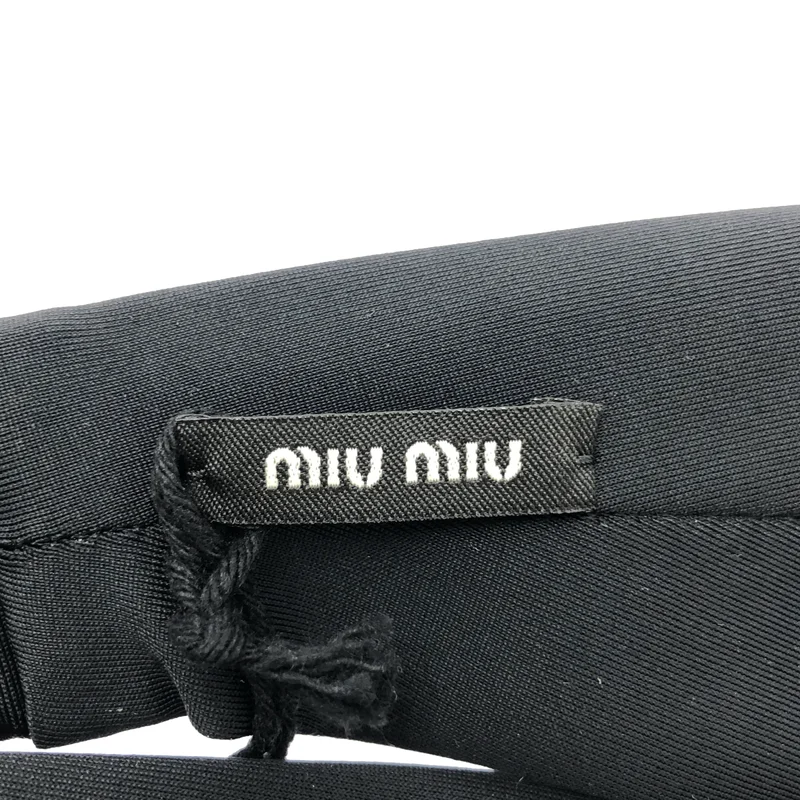 miu miu / ミュウミュウ | JERSEY LOGO ロゴ ヘアバンド | TU | その他