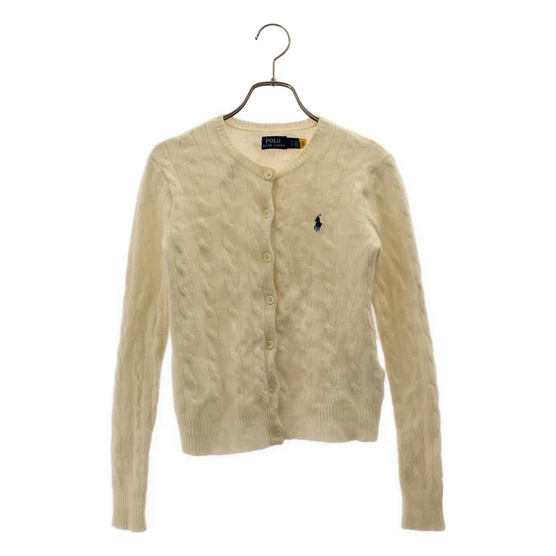 POLO RALPH LAUREN / ポロラルフローレン | ウール ケーブル ニット カーディガン | S | レディース